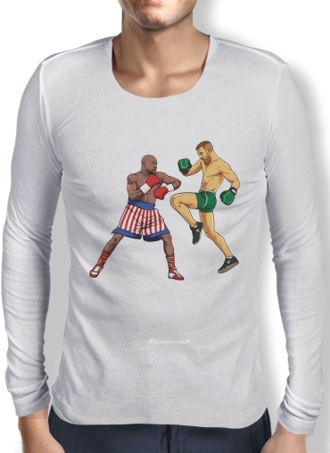 T-Shirt homme manche longue Mayweather vs McGregor