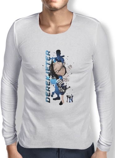 T-Shirt homme manche longue MLB Legends: Derek Jeter New York Yankees