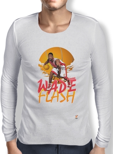 T-Shirt homme manche longue NBA Legends: Dwyane Wade