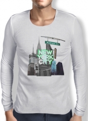 T-Shirt homme manche longue New York City II [green]