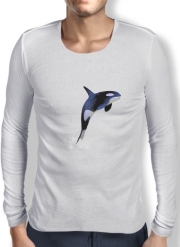 T-Shirt homme manche longue Baleine
