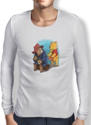 T-Shirt homme manche longue Paddington x Winnie the pooh
