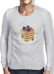 T-Shirt homme manche longue Pancakes so Yummy