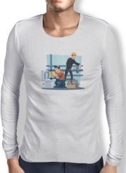 T-Shirt homme manche longue Plombier avec outils
