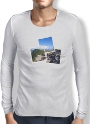 T-Shirt homme manche longue Puy mary and chain of volcanoes of auvergne