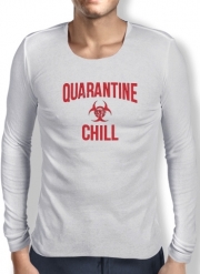 T-Shirt homme manche longue Quarantine And Chill