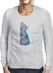 T-Shirt homme manche longue Ratatouille Watercolor