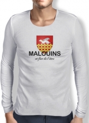 T-Shirt homme manche longue Saint Malo Blason