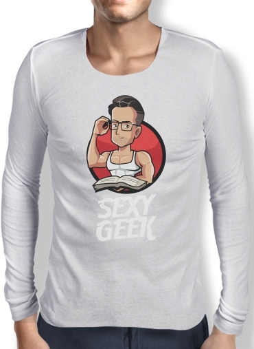 T-Shirt homme manche longue Sexy geek