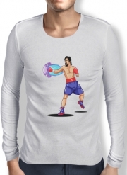 T-Shirt homme manche longue Street Pacman Fighter Pacquiao