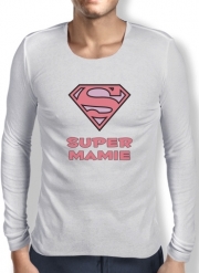 T-Shirt homme manche longue Super Mamie