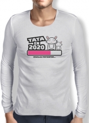 T-Shirt homme manche longue Tata 2020 Cadeau Annonce naissance