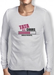 T-Shirt homme manche longue Tata en cours Veuillez patienter