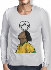 T-Shirt homme manche longue The Magic Carioca Brazil Pixel Art