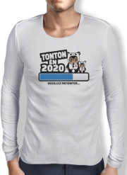 T-Shirt homme manche longue Tonton en 2020 Cadeau Annonce naissance