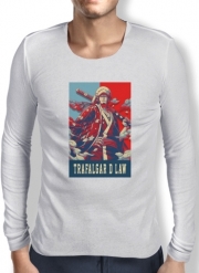 T-Shirt homme manche longue Trafalgar D Law Pop Art