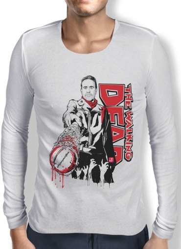 T-Shirt homme manche longue TWD Negan and Lucille