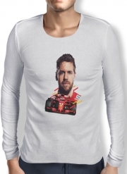 T-Shirt homme manche longue Vettel Formula One Driver