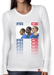T-Shirt femme manche longue Allez Les Bleus France 