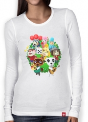 T-Shirt femme manche longue Animal Crossing Artwork Fan