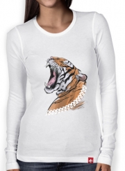T-Shirt femme manche longue Animals Collection: Tiger 