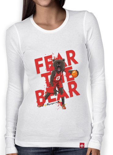 T-Shirt femme manche longue Beasts Collection: Fear the Bear