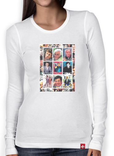 T-Shirt femme manche longue Belmondo Collage