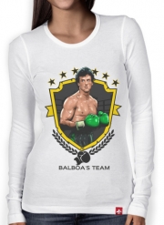 T-Shirt femme manche longue Boxing Balboa Team