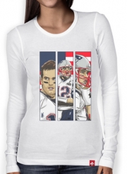 T-Shirt femme manche longue Brady Champion Super Bowl XLIX