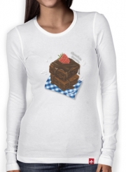 T-Shirt femme manche longue Brownie Chocolate