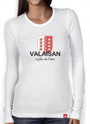 T-Shirt femme manche longue Canton du Valais