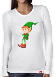 T-Shirt femme manche longue Christmas Elfe