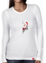 T-Shirt femme manche longue Christmas Santa Claus