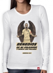 T-Shirt femme manche longue Dario Benedios - America