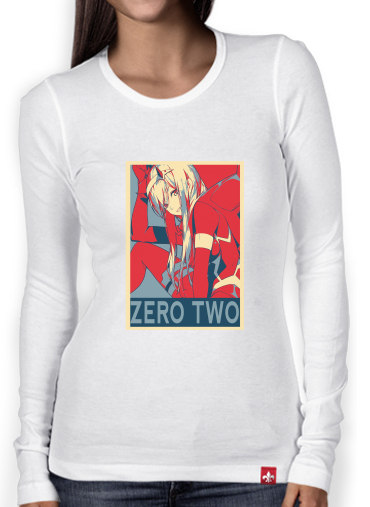 T-Shirt femme manche longue Darling Zero Two Propaganda