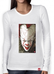 T-Shirt femme manche longue Evil Clown 