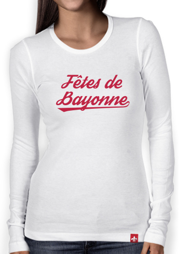 T-Shirt femme manche longue Fêtes de Bayonne