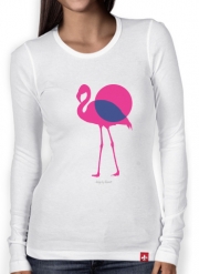 T-Shirt femme manche longue FlamingoPOP