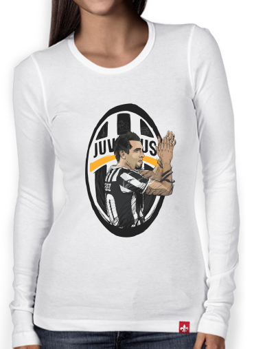 T-Shirt femme manche longue Football Stars: Carlos Tevez - Juventus