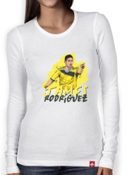 T-Shirt femme manche longue Football Stars: James Rodriguez - Colombia