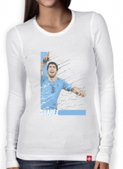 T-Shirt femme manche longue Football Stars: Luis Suarez - Uruguay