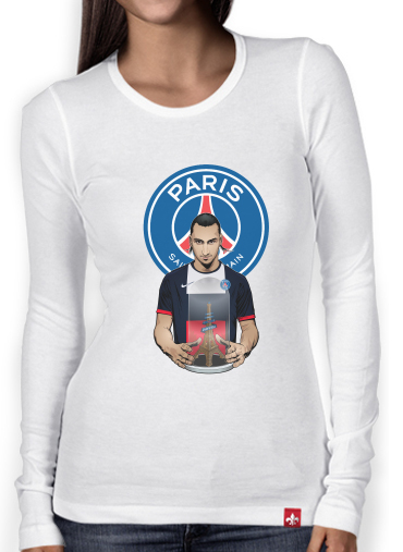 T-Shirt femme manche longue Football Stars: Zlataneur Paris