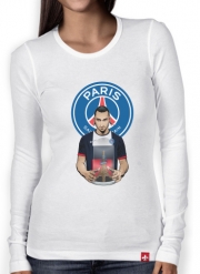 T-Shirt femme manche longue Football Stars: Zlataneur Paris