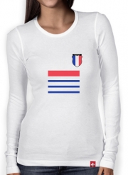 T-Shirt femme manche longue France 2018 Champion Du Monde Maillot