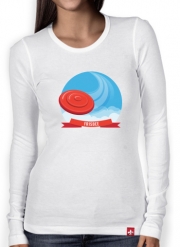 T-Shirt femme manche longue Frisbee Activity