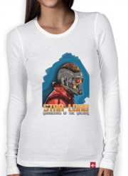 T-Shirt femme manche longue Gardiens de la galaxie: Star-Lord