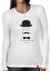 T-Shirt femme manche longue Hercules Poirot Quotes