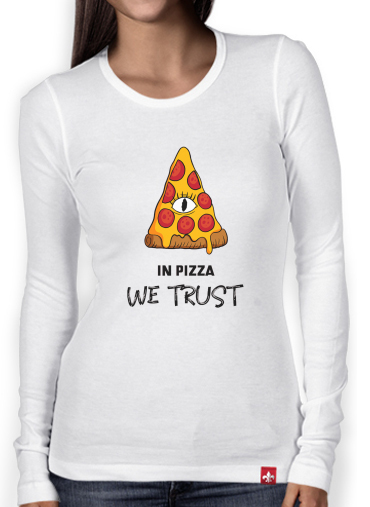 T-Shirt femme manche longue iN Pizza we Trust