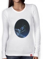 T-Shirt femme manche longue Knight in ghostly armor
