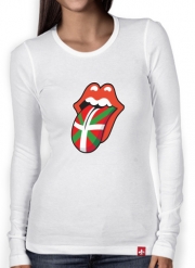 T-Shirt femme manche longue Langue Basque Stones